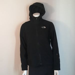 The north face jacket hooded women M black